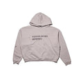 Enfants Riches Déprimés Distressed Text Logo Hoodie - Light Grey