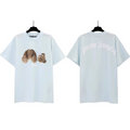 Palm Angels Headless Bear Graphic T-Shirt - Light Blue